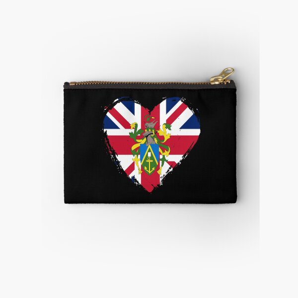 Item preview, Distressed Pitcairn Islands Flag Heart PN designed and sold by shitpostee.