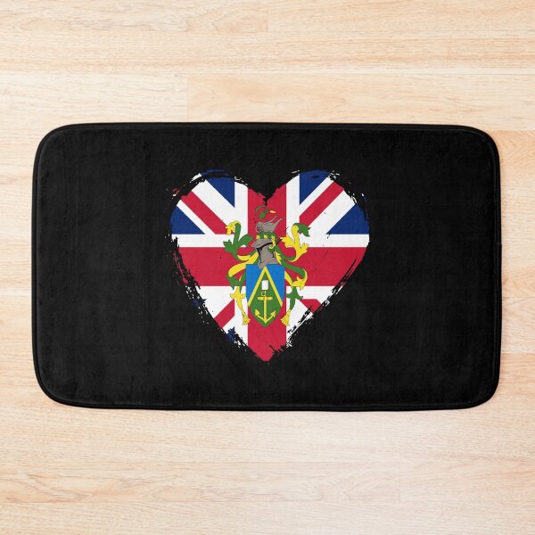 Item preview, Distressed Pitcairn Islands Flag Heart PN designed and sold by shitpostee.