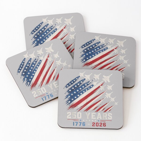 Item preview, 250 Years Anniversary USA Fighter Jet 4th of July Patriotic designed and sold by GreggRoss.