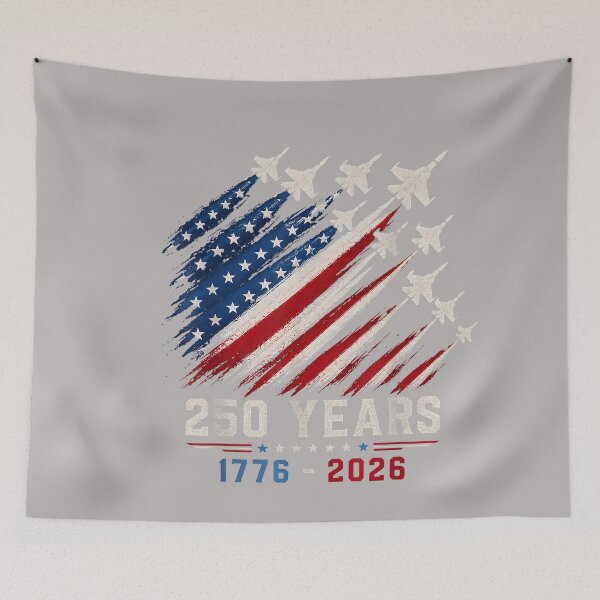 Item preview, 250 Years Anniversary USA Fighter Jet 4th of July Patriotic designed and sold by GreggRoss.