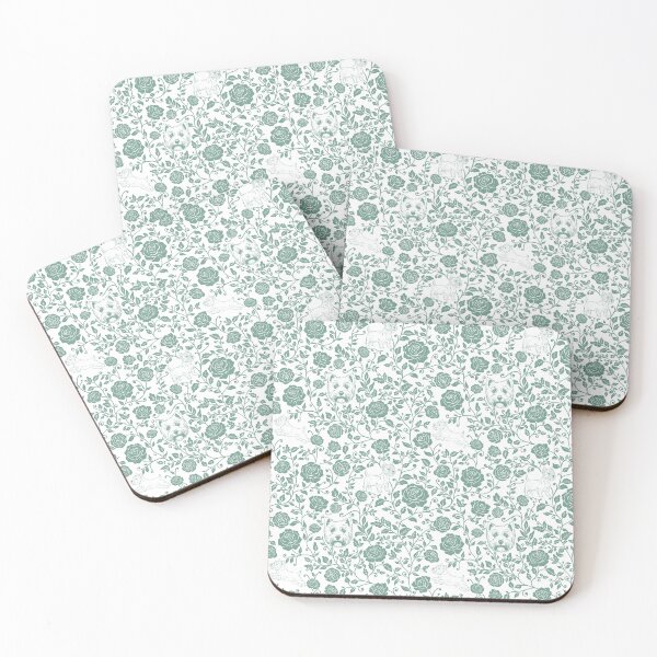 Item preview, West Highland White Terrier Floral Pattern | Elegant Botanical Dog Design Green designed and sold by WildLakePatterns.