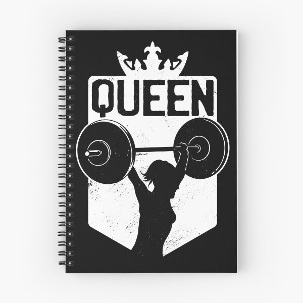 Item preview, Weightlifting Queen Strong Woman Barbell Gym Silhouette designed and sold by Hilal-Studio.