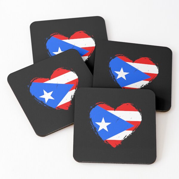 Item preview, Distressed Puerto Rico Flag Heart PR designed and sold by shitpostee.