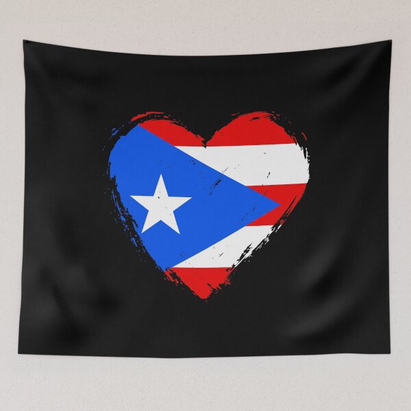 Item preview, Distressed Puerto Rico Flag Heart PR designed and sold by shitpostee.