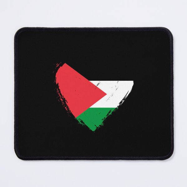 Item preview, Distressed Palestine Flag Heart PS designed and sold by shitpostee.
