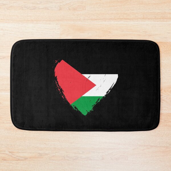 Item preview, Distressed Palestine Flag Heart PS designed and sold by shitpostee.