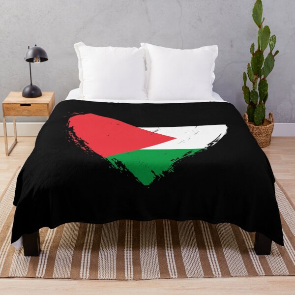 Item preview, Distressed Palestine Flag Heart PS designed and sold by shitpostee.