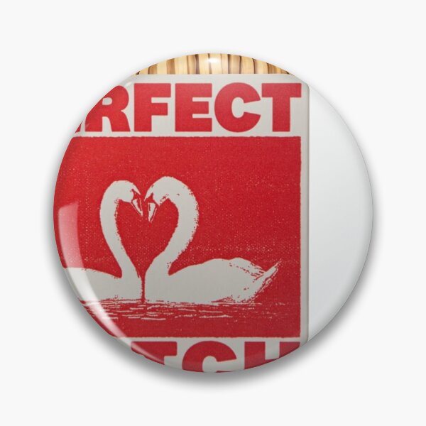 Item preview, vintage red swan perfect match heart love matchbox designed and sold by ellmoswrld.