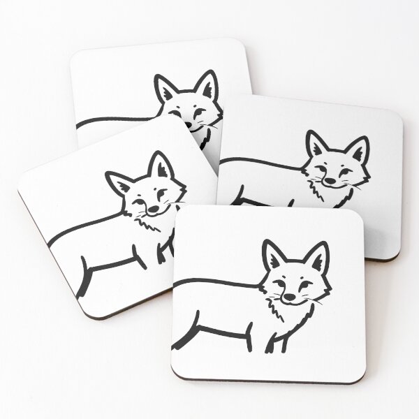 Item preview, ​Minimalist Line Art Fox Illustration designed and sold by MandalasLovers.