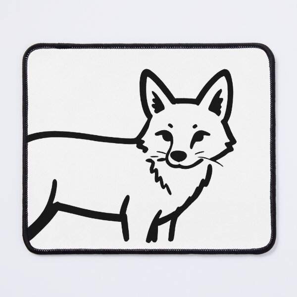 Item preview, Minimalist Line Art Fox Illustration designed and sold by MandalasLovers.