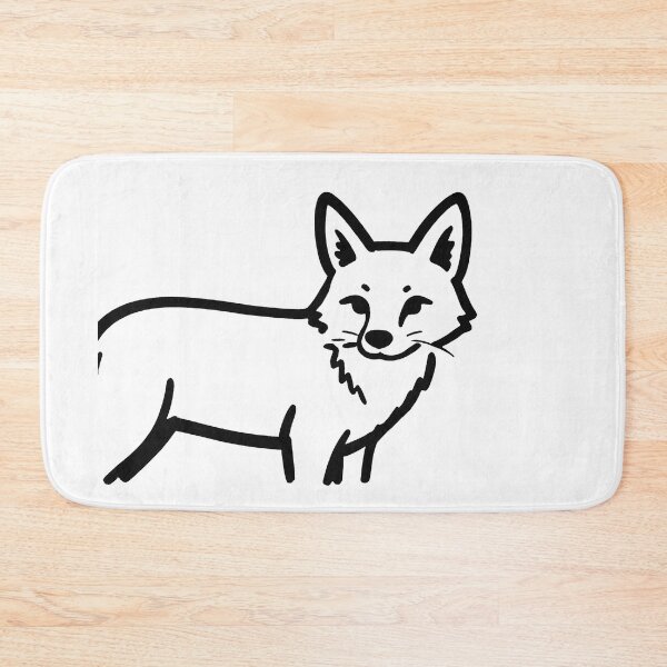 Item preview, ​Minimalist Line Art Fox Illustration designed and sold by MandalasLovers.