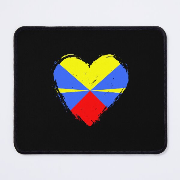 Item preview, Distressed Réunion Flag Heart RE designed and sold by shitpostee.