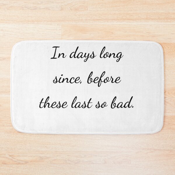 Item preview, “In days long since, before these last so bad.” - handwriting black designed and sold by ariksworld.