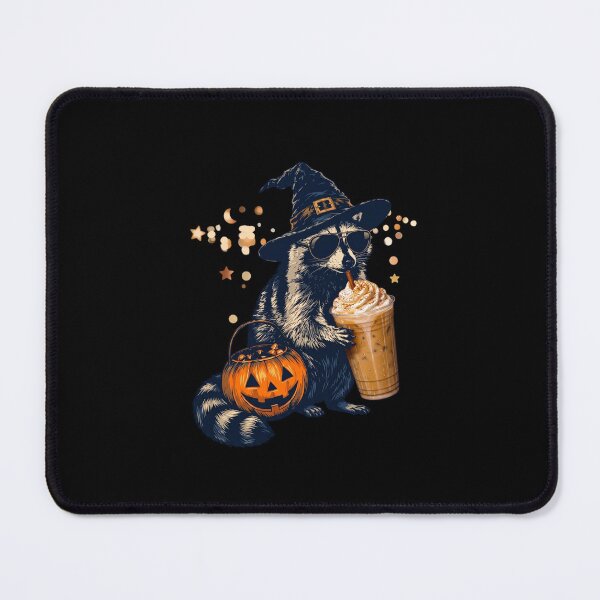 Item preview, Halloween Raccoon Drinking Pumpkin Spice designed and sold by pipiapett.