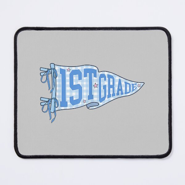 Item preview, Blue Gingham Pennant Flag First Day of 1st Grade for Teacher designed and sold by mjohnson9.