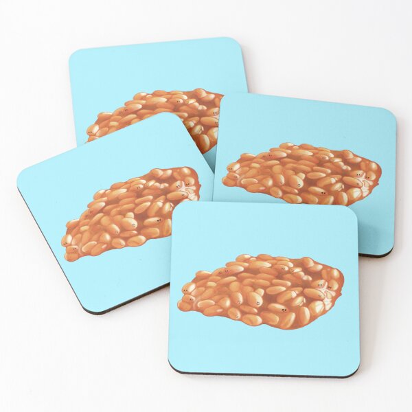 Item preview, Happy Baked Beans Pile: Comfort Food Illustration designed and sold by Designs By Amber.