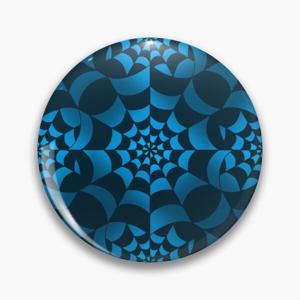 Item preview, Enchanted Web -  Aqua Spider Web Halloween Pattern  designed and sold by BlackthornDsign.