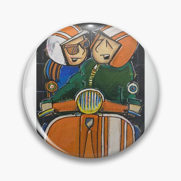 Item preview,  Classic Scooter | Retro Scooter Riders | Scooterist, Retro Mod Inspired Art designed and sold by GWARTGB.