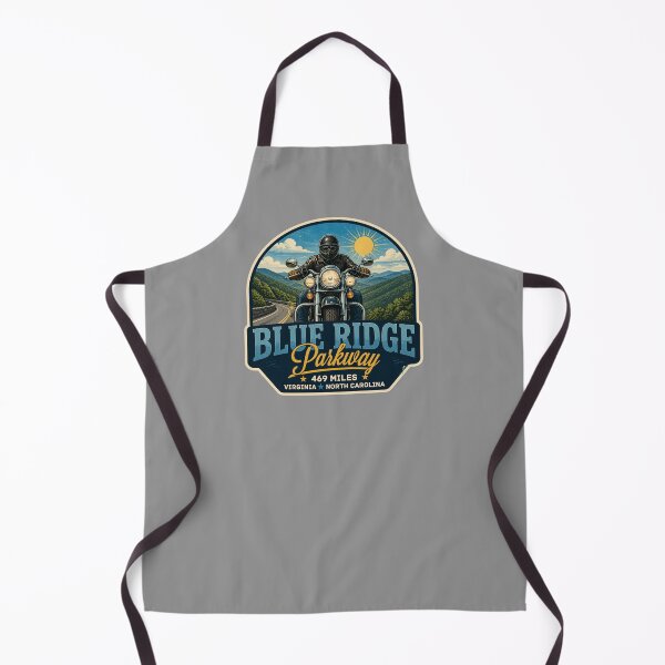 Item preview, Blue Ridge Parkway Virginia North Carolina USA Motorcycle Sticker TShirt 02 designed and sold by OuterShellUK.