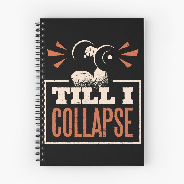 Item preview, Till I Collapse Hardcore Gym Workout Vintage Motivation designed and sold by Hilal-Studio.