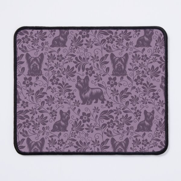 Item preview, Skye Terrier Floral Pattern | Elegant Botanical Dog Design Purple designed and sold by WildLakePatterns.