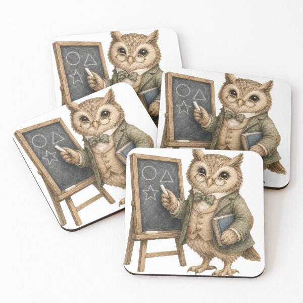 Item preview, Wise Owl Teacher with Chalkboard designed and sold by photoparadise22.