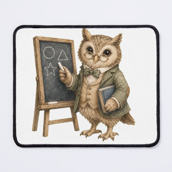 Item preview, Wise Owl Teacher with Chalkboard designed and sold by photoparadise22.