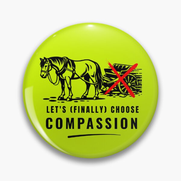 Item preview, Ban Horse Carriages – Stop Exploiting Horses in Cities | End Horse-Drawn Carriages designed and sold by Pawethic Prints Studio.