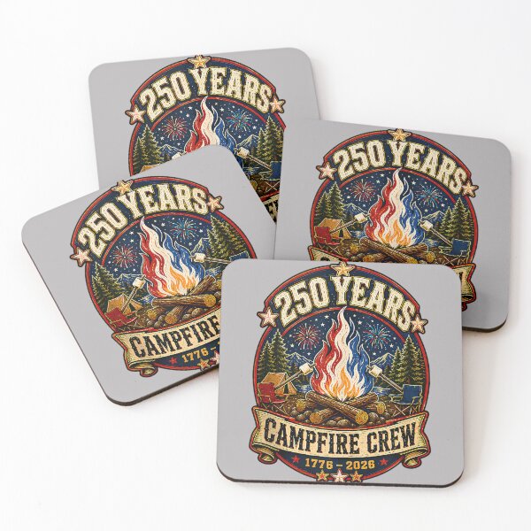 Item preview, 250 Years Campfire Crew 1776 2026 250th 4th July Camping Tank Top designed and sold by GreggRoss.