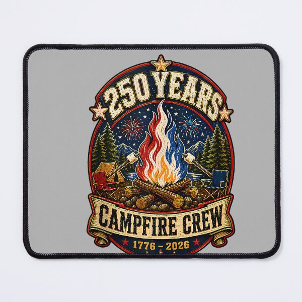 Item preview, 250 Years Campfire Crew 1776 2026 250th 4th July Camping Tank Top designed and sold by GreggRoss.