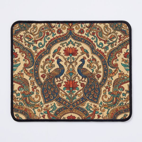 Item preview, Indian Peacock Paisley Floral Pattern designed and sold by FashioonTrends.