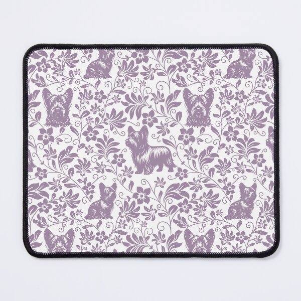 Item preview, Skye Terrier Floral Pattern | Elegant Botanical Dog Design Lavender designed and sold by WildLakePatterns.