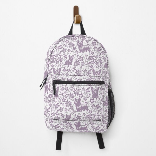 Item preview, Diseño floral Skye Terrier | Elegante diseño botánico para perros color lavanda designed and sold by WildLakePatterns.