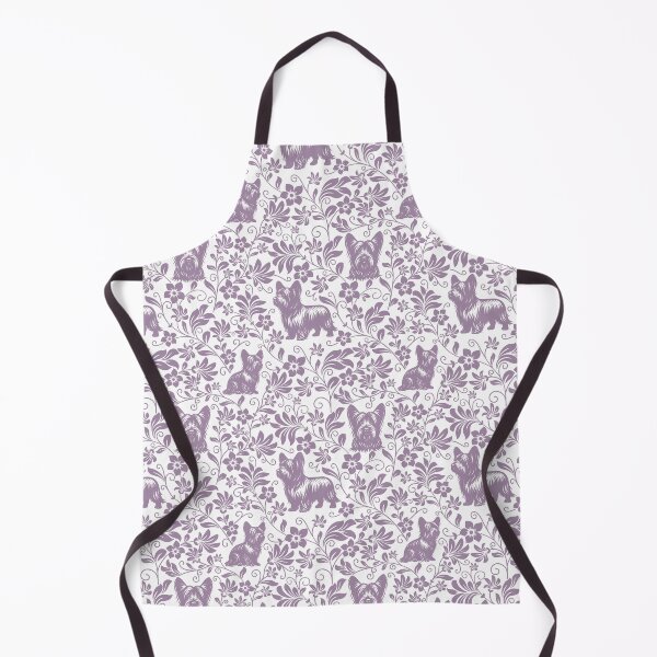 Item preview, Skye Terrier Floral Pattern | Elegant Botanical Dog Design Lavender designed and sold by WildLakePatterns.