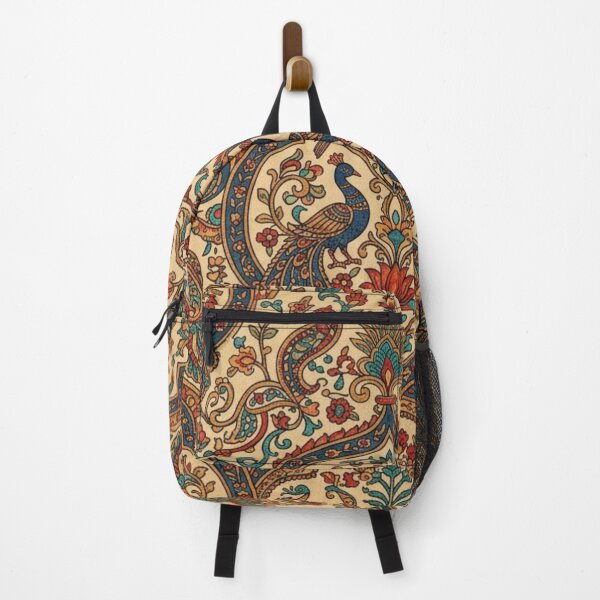 Item preview, Indian Peacock Paisley Floral Pattern designed and sold by FashioonTrends.
