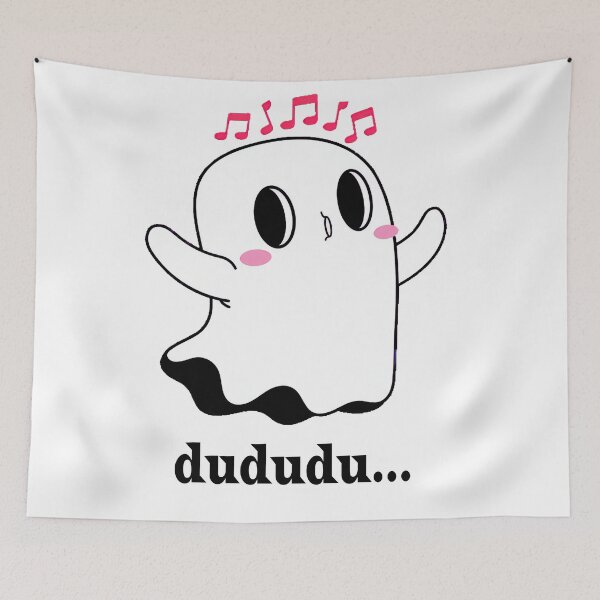 Item preview, Cute Singing Ghost Kawaii Halloween Cartoon designed and sold by gustavomarlo15.