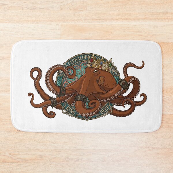 Item preview, Cephalopod King Octopus Crown Spiked Leather Bracelets designed and sold by octozap.