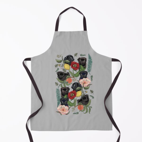 Item preview, Botanical and Black Pug by Huebucket designed and sold by mjohnson9.