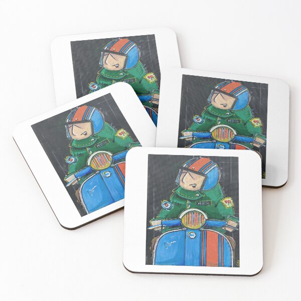 Item preview, Classic Scooter | Retro Scooter Riders | Scooterist, Retro Mod Inspired Art designed and sold by GWARTGB.