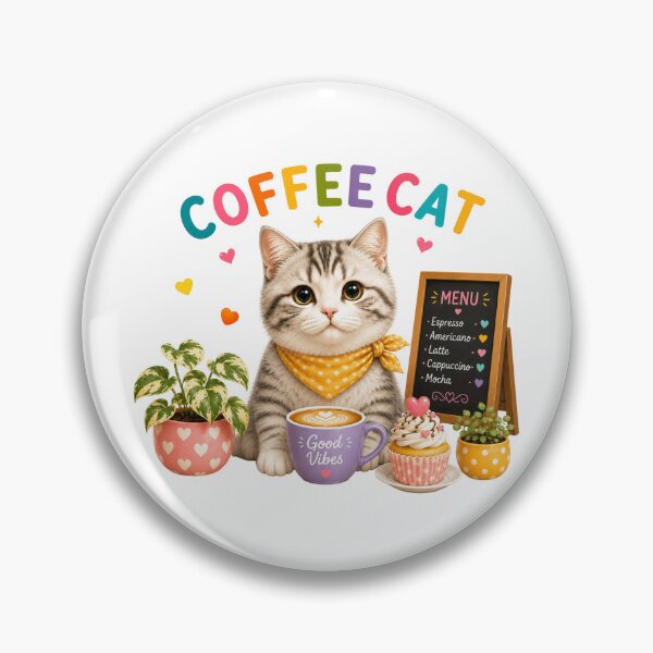 Item preview, Cute Tabby Coffee Cat Latte | Kawaii Cat Coffee Lover Gift designed and sold by Nicha Studio.