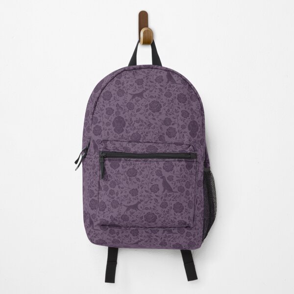 Item preview, Setter Dogs Floral Pattern | Elegant Irish English Gordon Setter Design in Purple designed and sold by WildLakePatterns.