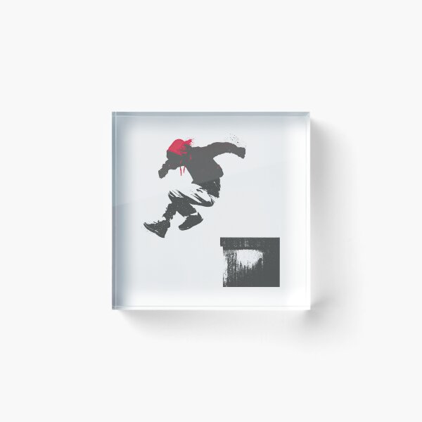 Item preview, Smooth Parkour Wall Vault Urban Stencil Action Art designed and sold by EdvvinStudios.