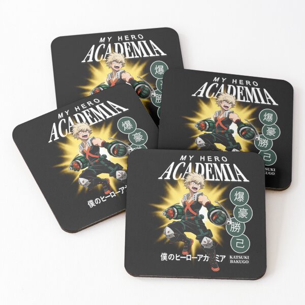 Item preview, MHA Katsuki Bakugo Burst with Icons Anime designed and sold by abbeynjrbat.