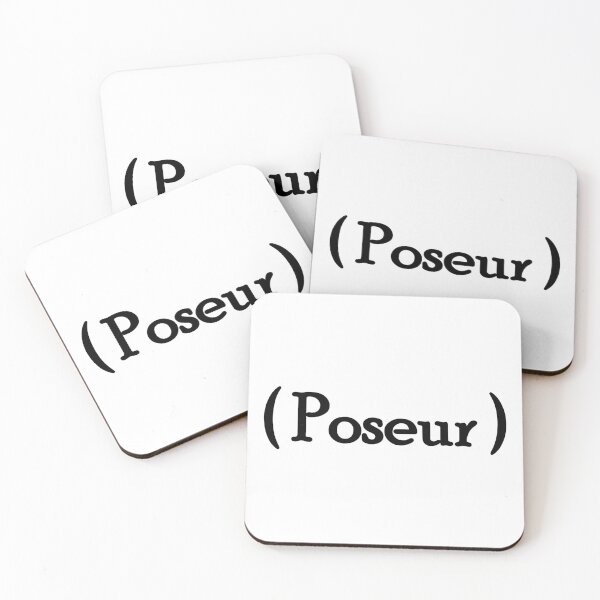 Item preview, Iconic Label - "Poseur" Black Lettering designed and sold by cousinbessie.