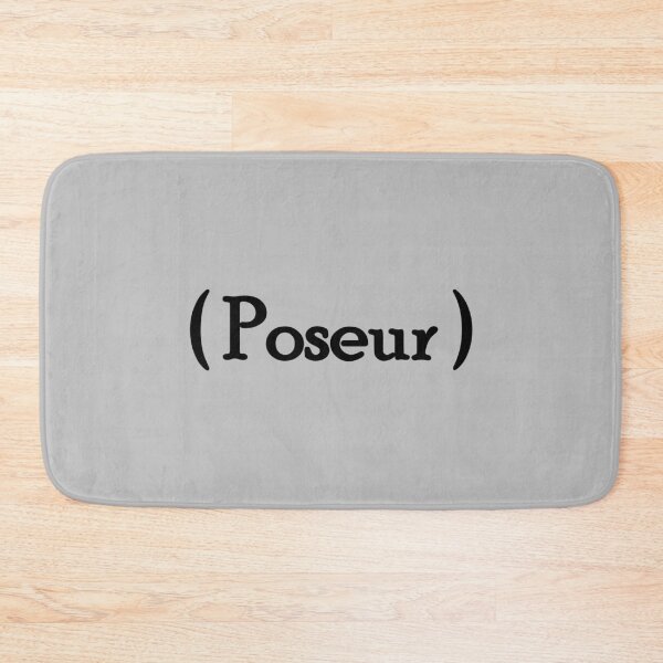 Item preview, Iconic Label - "Poseur" Black Lettering designed and sold by cousinbessie.