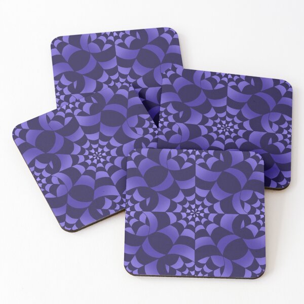 Item preview, Enchanted Web - Lavender Spider Web Halloween Pattern  designed and sold by BlackthornDsign.