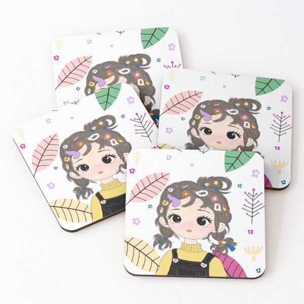 Item preview, Cute Little Girl Doodle Art designed and sold by Min659.