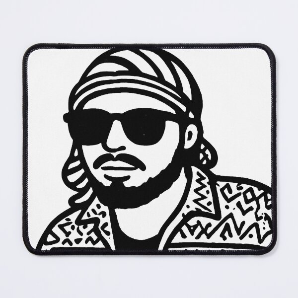 Item preview, Cool Cool Man Portrait Line Art Illustration designed and sold by MandalasLovers.