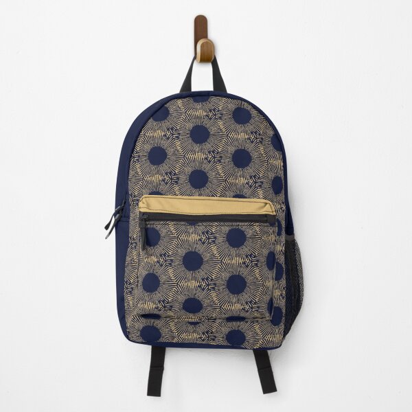 Item preview, Oversized Sunflower Mirage Print - Navy and Gold designed and sold by Daniel Bevis Design.