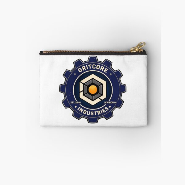 Item preview, Gritcore Industries Gear Logo Industrial Mechanical Badge designed and sold by octozap.